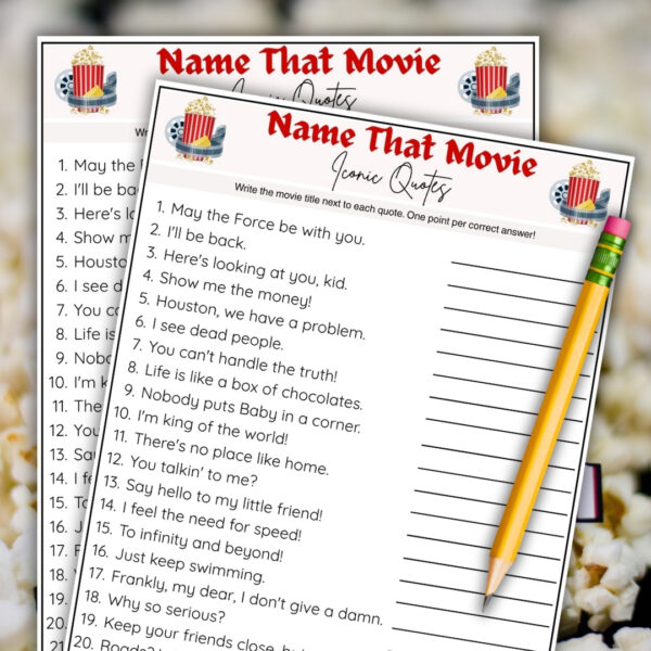 Name That Movie: Iconic Quotes