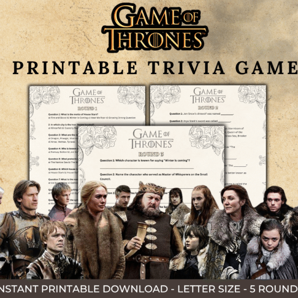 Game of Thrones Trivia Challenge