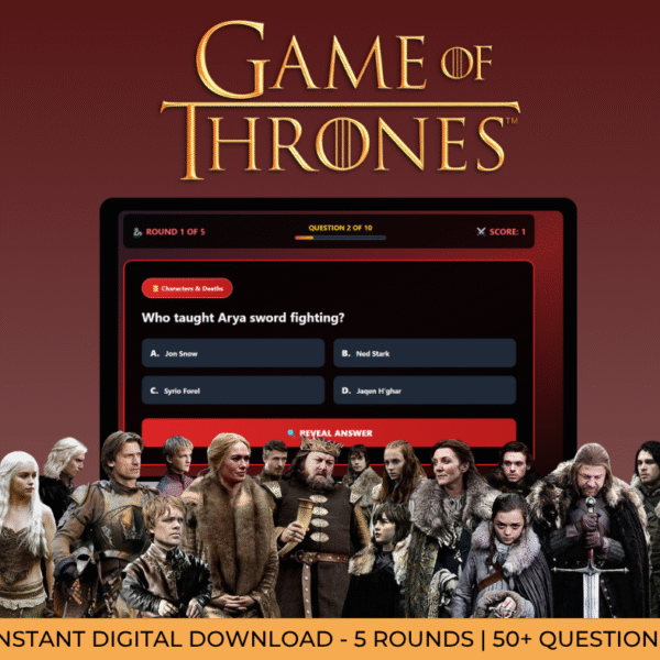 Game of Thrones Trivia Challenge